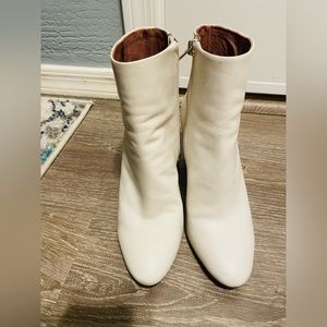 Eloise Ankle Boots White